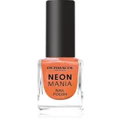 Lakiery do paznokci - Dermacol Neon Mania lakier do paznokci odcień 2 Orange Glow 5 ml - miniaturka - grafika 1