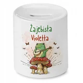 Skarbonki - Skarbonka Dla Violetty Idealny na Urodziny Prezent z Nadrukiem ze Zdjęciem - miniaturka - grafika 1