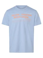 Koszulki męskie - Tom Tailor - T-shirt męski, niebieski - miniaturka - grafika 1