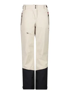 CMP Spodnie narciarskie w kolorze beżowo-czarnym - Spodnie narciarskie - miniaturka - grafika 1