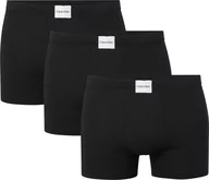 Majtki męskie - Calvin Klein Bokserki Męskie Trunk 3Pk Czarne 000Nb3262A Ub1  M - miniaturka - grafika 1