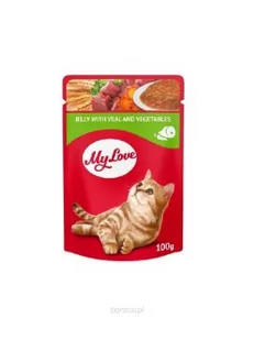 KORMOTECH MY LOVE 100G CIELĘCINA /WARZYWA - Mokra karma dla kotów - miniaturka - grafika 1