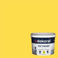 Farby olejne i specjalne - Dekoral Farba Emulsyjna  Polinit Żółty Ciepły Pojemność 5 L - miniaturka - grafika 1