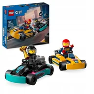 Klocki - LEGO City - Autka Wyścig gokartów Gokarty ZESTAW LEGO PREZENT DLA CHŁOPCA DZIEWCZYNKI DZIECI - miniaturka - grafika 1