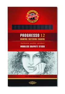 Koh I Noor Koh I Noor Ołówek bezdrzewny KOH-I-NOOR Progresso 2B Koh-I-Nor OL69KH - Ołówki - miniaturka - grafika 1