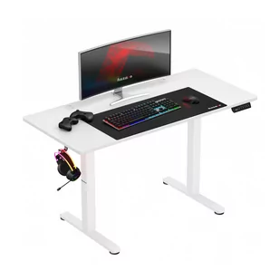 Biurko elektryczne, gamingowe, Hero 8.2, 120x60x118 cm, biały - Biurka gamingowe - miniaturka - grafika 2