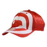 Czapki męskie - Czapka z daszkiem Mitchell & Ness NBA Atlanta Hawks czerwona - miniaturka - grafika 1