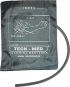 Ciśnieniomierze i akcesoria - Ciśnieniomierz Tech-Med Mankiet do ciśnieniomierzy zegarowych 1P TECH-MED - duży - miniaturka - grafika 1