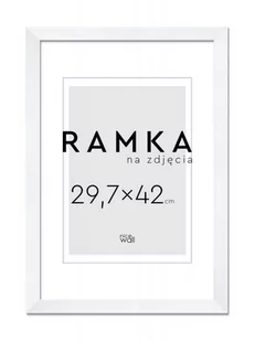 Ramka na zdjęcia A3 29,7x42 cm Biała - Ramki na zdjęcia - miniaturka - grafika 1