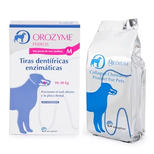 Paski pasty do zębów Orozyme dla psów - Średnie psy (141 g) - Higiena jamy ustnej zwierząt - miniaturka - grafika 1