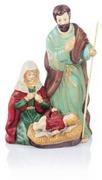 Ikony i obrazy sakralne - Szopka bożonarodzeniowa - Święta Rodzina - 16 cm - Ceramico - miniaturka - grafika 1