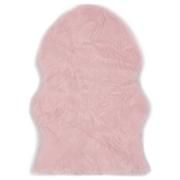 Dywany - vidaXL Dywanik, 60 x 90 cm, sztuczna owcza skóra, różowy - miniaturka - grafika 1