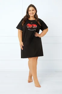 Koszula damska krótki rękaw Cherry - Italian Fashion - Piżamy damskie - miniaturka - grafika 1