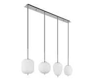 Lampy sufitowe - Globo 15345-4NO - Żyrandol na lince BLACKY I 4xE14/40W/230V - miniaturka - grafika 1