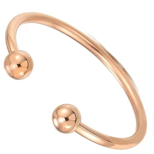 Bransoletka Damska Bransoletka Rose Gold Bangle - Bransoletki - miniaturka - grafika 1