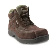 Buty trekkingowe męskie - Obuwie zimowe męskie Hanson 6351-2 brąz - miniaturka - grafika 1