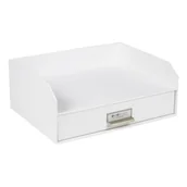 Akcesoria na biurko - Kartonowy organizer na dokumenty z szufladką Walter – Bigso Box of Sweden - miniaturka - grafika 1