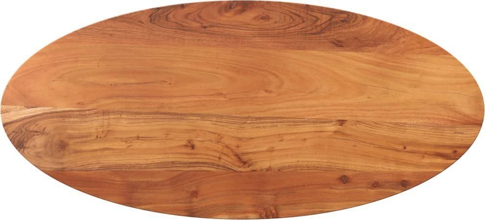 vidaXL Blat do stołu, 140x60x3,8 cm, owalny, lite drewno akacjowe