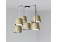 Lampy sufitowe - Lampa wisząca SAMBA 7L czarny/zielony - miniaturka - grafika 1