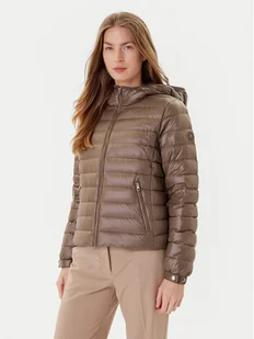 Tommy Hilfiger Kurtka puchowa WW0WW46788 Brązowy Regular Fit - Kurtki damskie - miniaturka - grafika 1