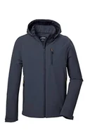 Kurtki męskie - killtec Męska kurtka softshellowa/kurtka outdoorowa z odpinanym kapturem KOW 92 MN SFTSHLL JCKT, granatowa, XL, 41829-000 - miniaturka - grafika 1