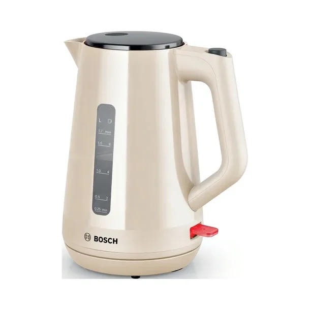 Bosch Tradycyjny Czajnik Bezprzewodowy Twk1m127 2400w 1,7l Beżowy