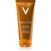 Samoopalacze - VICHY Vichy Ideal Soleil brązujące mleczko nawilżające na twarz i ciało 100 ml - miniaturka - grafika 1