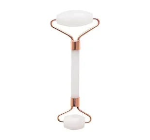 Fluff Face Roller Masażer Do Twarzy Biały Jadeit - Pozostałe urządzenia kosmetyczne - miniaturka - grafika 1