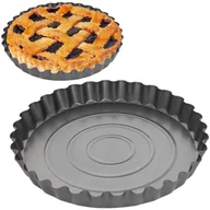 Formy do ciast - Blacha forma do pieczenia tarty pizzy 28 cm - miniaturka - grafika 1