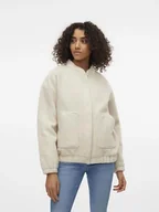 Kurtki damskie - Vero Moda Kurtka "Amber" w kolorze beżowym - miniaturka - grafika 1
