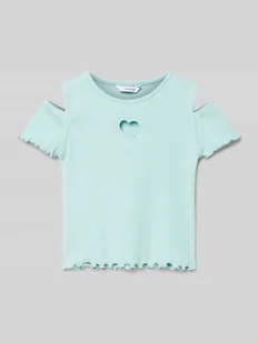 T-shirt z wycięciami - Koszulki dla dziewczynek - miniaturka - grafika 1