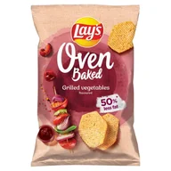 Chipsy - Lays Oven Baked Pieczone formowane chipsy ziemniaczane o smaku grillowanych warzyw 125 g - miniaturka - grafika 1