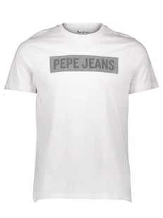 Pepe Jeans Koszulka w kolorze białym - Koszulki męskie - miniaturka - grafika 1