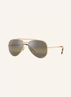 Okulary przeciwsłoneczne - Aviator Ray-Ban Okulary przeciwsłoneczne New 0RB3625 9196G5 Złoty - grafika 1