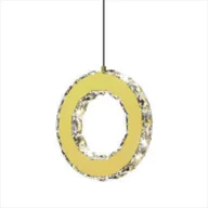 Lampy sufitowe - Wisząca lampa ze ściemniaczem Girona MD3713-1-3GT Zumaline LED 10W 3000K złoty - miniaturka - grafika 1