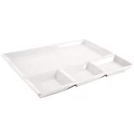 Akcesoria i części AGD - Talerz porcelanowy dzielony do serwowania taca - Orion - miniaturka - grafika 1
