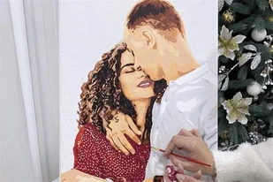 Malowanie po numerach ze zdjęcia 40x50 cm - Czasopisma - miniaturka - grafika 1