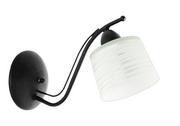 Lampy ścienne - Lampex Kinkiet Viola A, czarny, biały - miniaturka - grafika 1