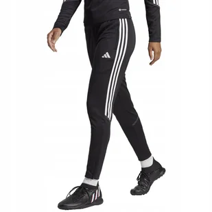 Spodnie damskie adidas Tiro 23 Club Training czarno-białe HS9530 L - Dresy damskie - miniaturka - grafika 1