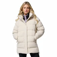 Kurtki damskie - Damska kurtka puchowa Columbia Women's Amaze Puff Mid Hooded Jacket dark stone - S - miniaturka - grafika 1