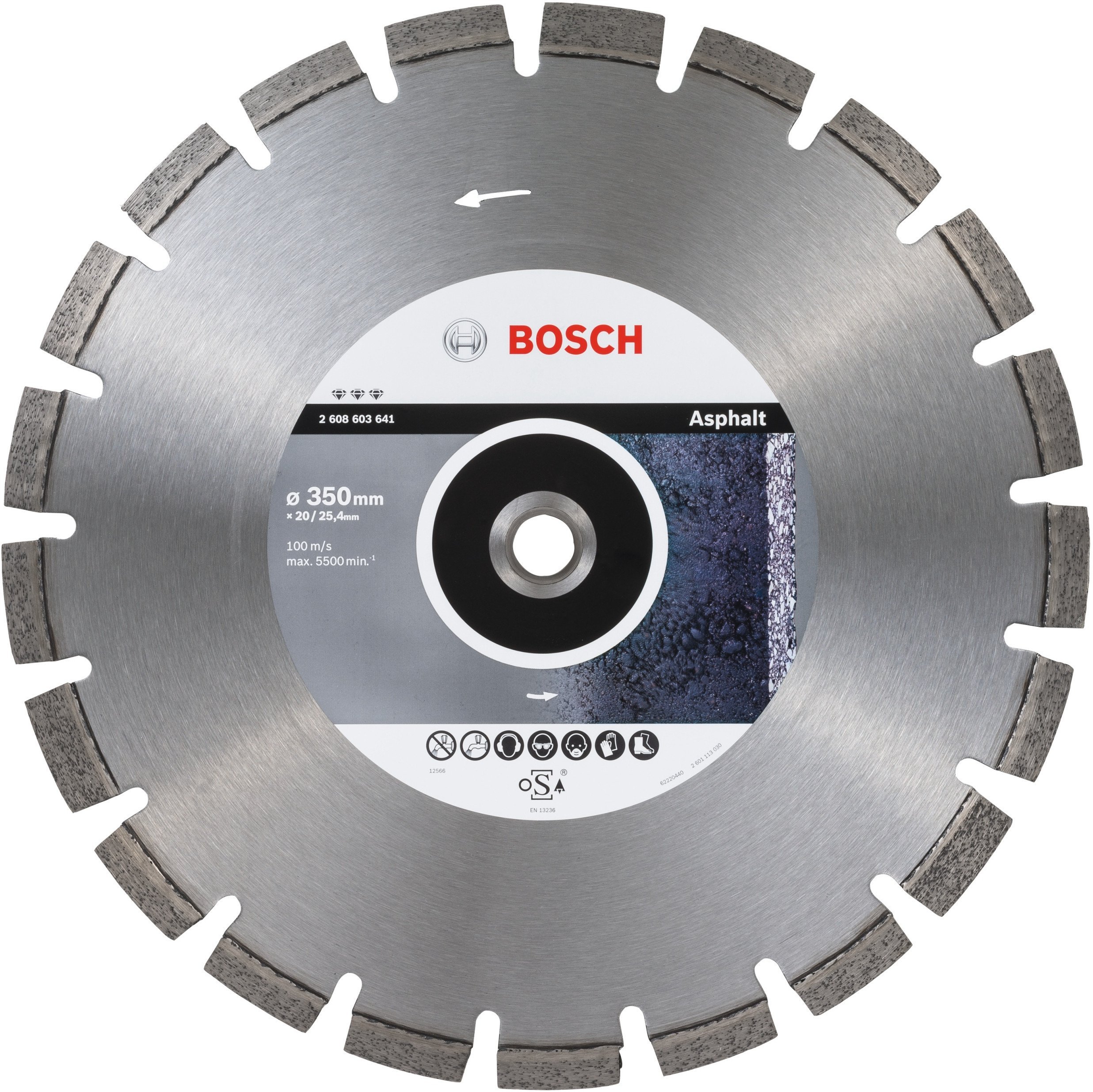 Bosch Diamond Cutting Blade Asphalt 350x20/25,
