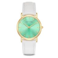 Zegarki damskie - EASTSIDE Zegarek kwarcowy Skóra naturalna Biały Zegarki damskie 1 ct Damski - miniaturka - grafika 1