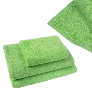 Bawełniany Ręcznik Frotte 70x140 cm kąpielowy, plażowy Simple zielony 400g/m2 - Ręczniki - miniaturka - grafika 1