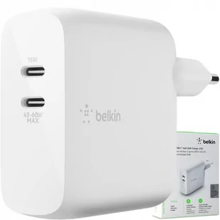 Belkin Ładowarka 63W USB-C GaN Biała - Ładowarki do telefonów - miniaturka - grafika 1