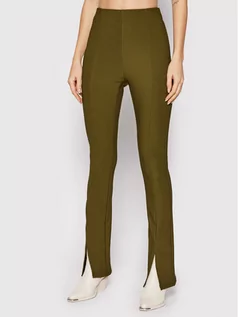 Spodnie damskie - Vero Moda Legginsy Rosie 10257988 Zielony Slim Fit - grafika 1