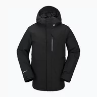 Kurtki narciarskie - Kurtka snowboardowa męska Volcom L Ins Gore-Tex czarna G0452302 s - miniaturka - grafika 1