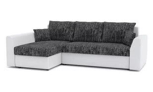 Narożnik Paul 1 z Funkcją Spania Łóżko Rogówka Sofa, Popiel-Biały - Narożniki - miniaturka - grafika 1