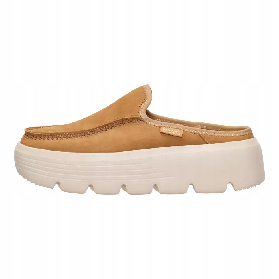 HeyDude Damskie Mokasyny Buty Wsuwane Skórzane Austin Edge Leather 38