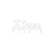 Wieszaki i stojaki - Furnigo Wieszak ścienny Klucze biały F-Klub - miniaturka - grafika 1