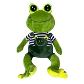 Maskotki i pluszaki - Maskotka Pluszowa Pluszak Przytulanka Żaba Chłopak 40x25x20 - miniaturka - grafika 1